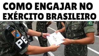 Como Engajar  Seguir Carreira Militar no Exército Brasileiro [upl. by Pail]