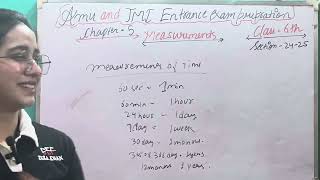 AMU amp JMI Entrance Exam Preparation class 6th maths chapter 5 measurements part 2 [upl. by Nois]