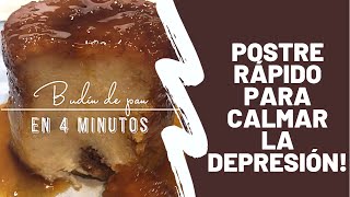 En 4 minutos BUDÍN DE PAN [upl. by Lamont]