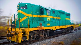 Rare EMD GP9 1701 Switching  East Penn Railroad [upl. by Animar]