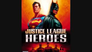 Justice League Heroes PS2XboxPSP Title Menu [upl. by Win627]