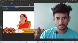 SK Hasina character Saree color change adobe animate SK Nayan drawing ￼ [upl. by Sivehc]