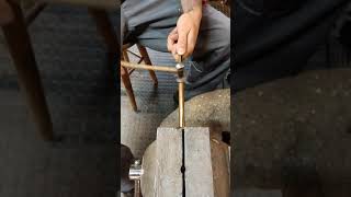 Making a tube for a sackbut [upl. by Repsaj]