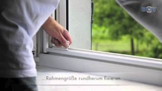 BoyKatzennetze  Fenstersicherung mit Schutznetz im Rahmen [upl. by Cobby]