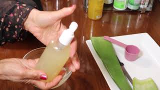 APRENDA A HACER LA GEL DE SAVILA EN CASA Aloe Vera Gel [upl. by Belac]