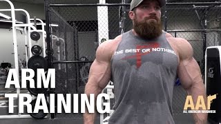 Seth Feroce Trains Arms the All American Roughneck Way [upl. by Secnarfyram445]