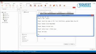 How to Delete User Cara Padam Staff Dalam TCMSV3 Fingertec Software Time Attendance [upl. by Eevets528]