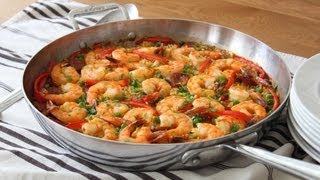 Quick amp Easy Paella  Oven Baked Sausage amp Shrimp Paella Recipe [upl. by Judi]