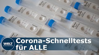 KOSTENLOSE SCHNELLTESTS Wie wirksam und zuverlässig sind CoronaSchnelltests [upl. by Monafo897]