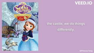 Wassailia Day Song Lyrics Sofia The First  Holiday In Enchancia Princess Song [upl. by Cindie]