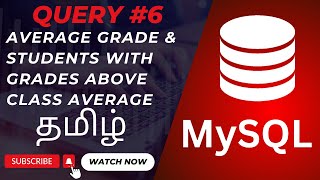 Calculate Average Grade Per Student amp Filter Above Class Average in SQL  Tutorial [upl. by Reynolds]