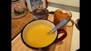 Making Golden Milk and Turmeric Paste [upl. by Aehs]