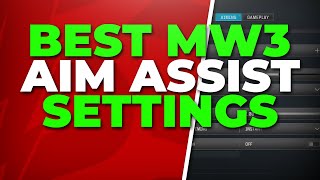 Best Modern Warfare 3 Aim Assist Settings MW3 Controller Settings [upl. by Gundry]