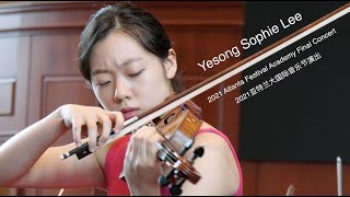 한국계 소피 이예송 메뉴인 국제 바이올린 콩쿠르 1위 Sophie Lee plays Violin Concerto No1 Op6 韩裔艺松苏菲·李：梅纽因国际小提琴比赛一等奖获得者 [upl. by Wiburg]