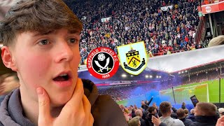 BRAMALL LANE ERUPTS as SHEFFIELD UNITED SCORE 5  SHEFFIELD UTD VS BURNLEY  VLOG [upl. by Mikes550]