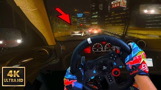 Can I beat Audi R8 in traffic assettocorsa shutokorevivalproject racing [upl. by Ashia]