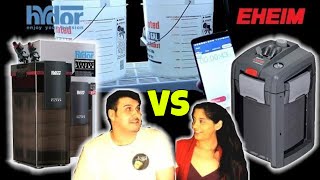 Eheim Pro 4 350 VS Hydor Pro 350 Flow Rate FACE OFF amp Canister Review [upl. by Svend]