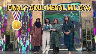 Finaly Gold Medal Mil Gya  Zainab Faisal  Sistrology [upl. by Xavler242]