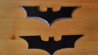 Making a Batarang Batman Begins Style full metal and fully functional [upl. by Hung]