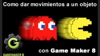 Tutorial GM8  Como dar movimiento a un objeto en Game Maker 8 [upl. by Akienahs]