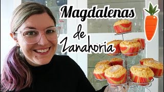 MAGDALENAS DE ZANAHORIA Fáciles y Rápidas [upl. by Rimas379]