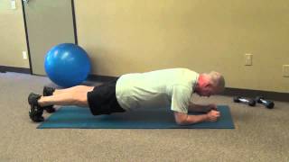 Fitness Over 50 Prone Planks [upl. by Cirtemed]