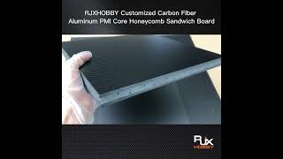 RJX Carbon Fiber sandwich sheet with honeycomb core [upl. by Sumer658]