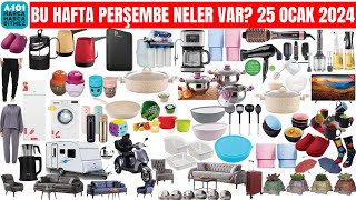 BU HAFTA PERŞEMBE A101’DE NELER VAR   A101 25 OCAK 2024  A101 İNDİRİMLERİ  A101 KAMPANYALARI [upl. by Suivart]