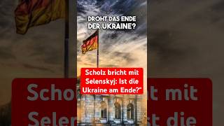 Scholz bricht mit Selenskyj Ist die Ukraine am Ende [upl. by Eimac]