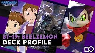 BT19 Beelzemon Blast Mode Deck Profile Digimon Card Game [upl. by Ailegna]