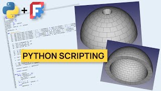 Learn to code in Freecad by modeling this stunning parametric Dome  Python scripting Tutorial [upl. by Poler196]