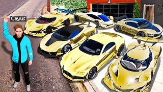 Collecting QUADRILLIONAIRE CARS In GTA 5 Mods [upl. by Lielos]