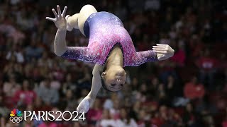 Suni Lee makes triumphant Nationals return on beam and vault  NBC Sports [upl. by Springer]