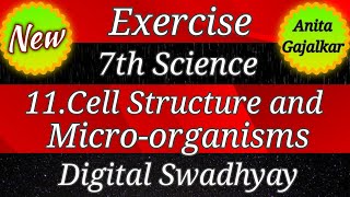 7th science chapter 11 question answer । cell structure and microorganisms। class 7 question answer [upl. by Cagle]