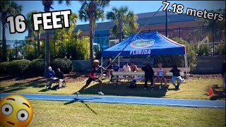 I Went To Florida Relays And Got 1st In Long Jump 😳… 20 in the nation [upl. by Eeneg819]