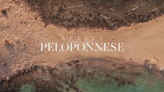 Aerial Peloponnese  Epic southern greek coastline by drone [upl. by Anuahs]