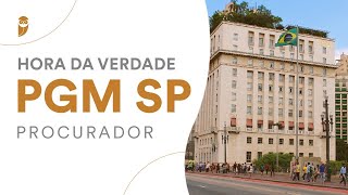 Curso Hora da Verdade  PGM SP Procurador Difusos e Coletivos [upl. by Annnora311]