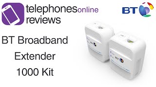 BT Broadband Extender 1000 Kit Review By Telephones Online [upl. by Ringo]