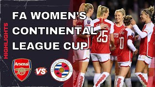 Highlights  Arsenal vs Reading  FA Womens Continental League Cup 24012024 [upl. by Anikal202]