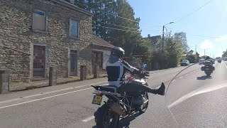 Cruising in the Ardennes Belgium with my Yamaha fjr 1300 and friends 4k 60fps [upl. by Daffy]