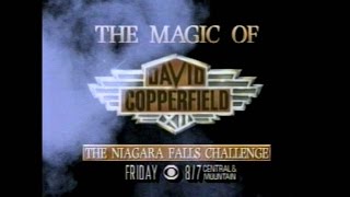 The Magic of David Copperfield Niagara Falls Challenge TV Commercial Ad [upl. by Nedyrb]