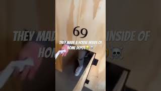 They made a house inside of Home Depot😂 entertainment funny recomeded reels funnymemes memes [upl. by Llenwahs722]