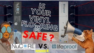 IS VINYL FLOORING INSTALLATION DANGEROUS  IS LIFEPROOF VINYL SAFE  LIFEPROOF VS NUCORE REVIEW [upl. by Naehs]