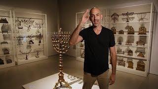 Poet Douglas Ridloff Responds to the Room of Hanukkah Lamps in ASL [upl. by Otina397]