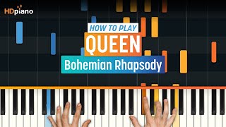 Piano Lesson for quotBohemian Rhapsodyquot by Queen  HDpiano Part 1 [upl. by Gelb]