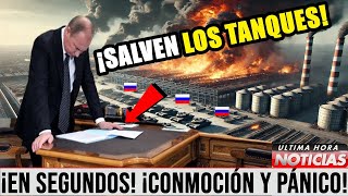 UN DESASTRE ¡La mayor FÁBRICA de TANQUES de RUSIA se convierte en una BOLA de FUEGO [upl. by Anauj]