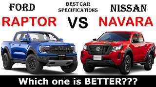 ALL NEW Ford RANGER RAPTOR Vs ALL NEW Nissan NAVARA  Which one is better [upl. by Smoht275]