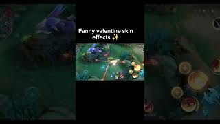 Fanny valentine skin mobilelegends shorts [upl. by Rowell]