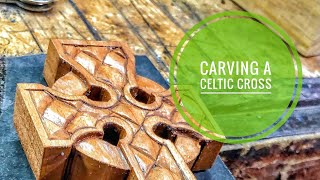 Carving a Celtic Cross [upl. by Kiraa]