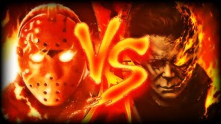 Jason Voorhees vs Michael Myers  Friday The 13th vs Halloween  Sprite Animation [upl. by Symer830]